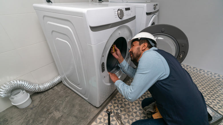 Marblehead washer- dryer installation